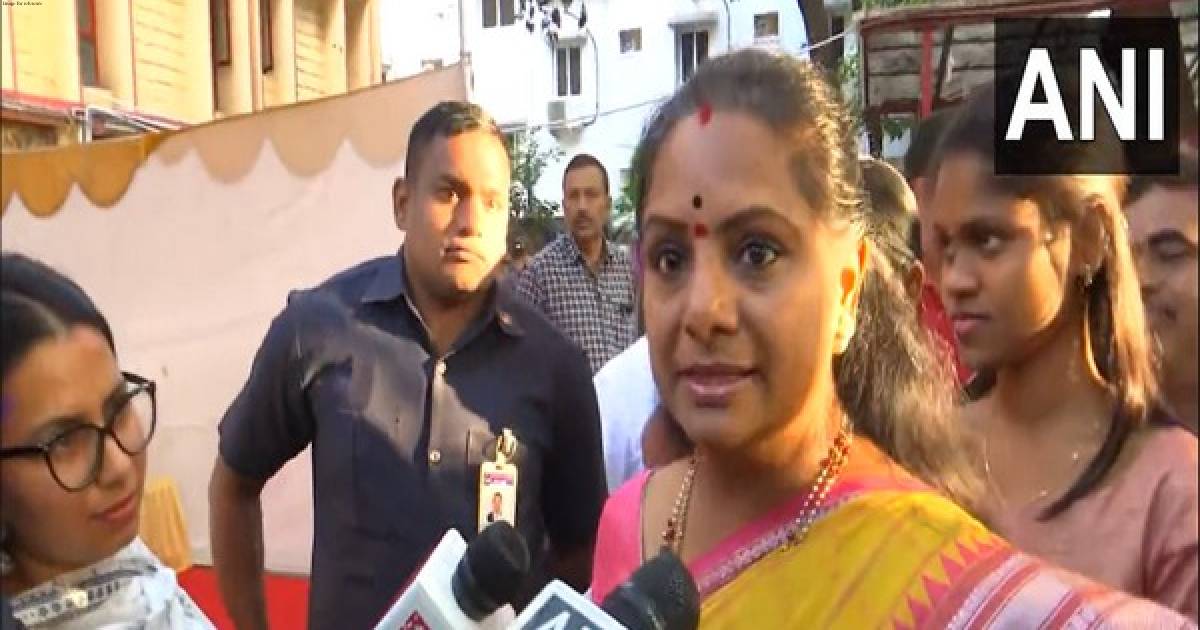 BRS' K Kavitha casts vote in Telangana polls, urges people to exercise their franchise